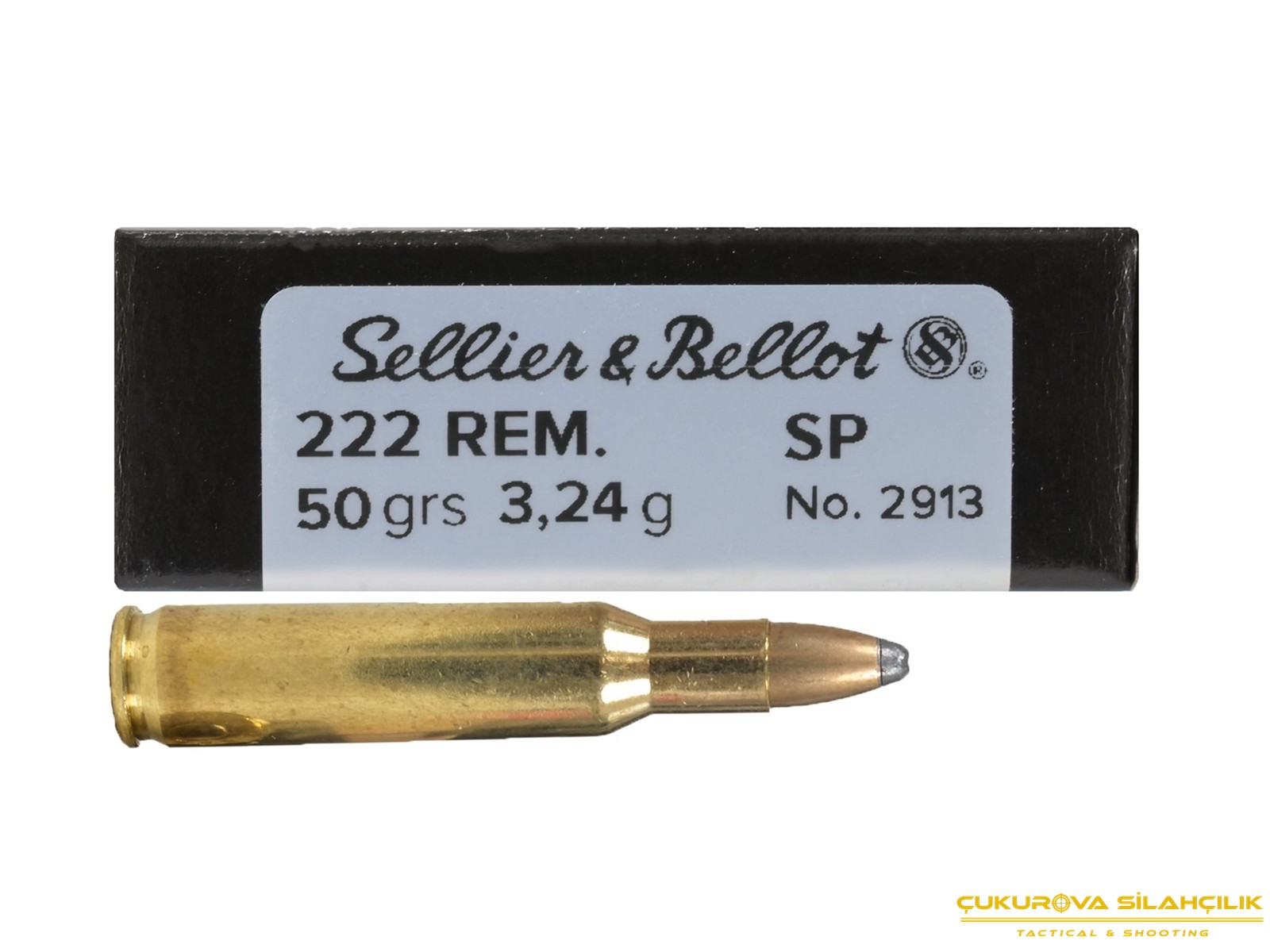 Sellier & Bellot 222 Rem. Sp. 50 Grn. 5258