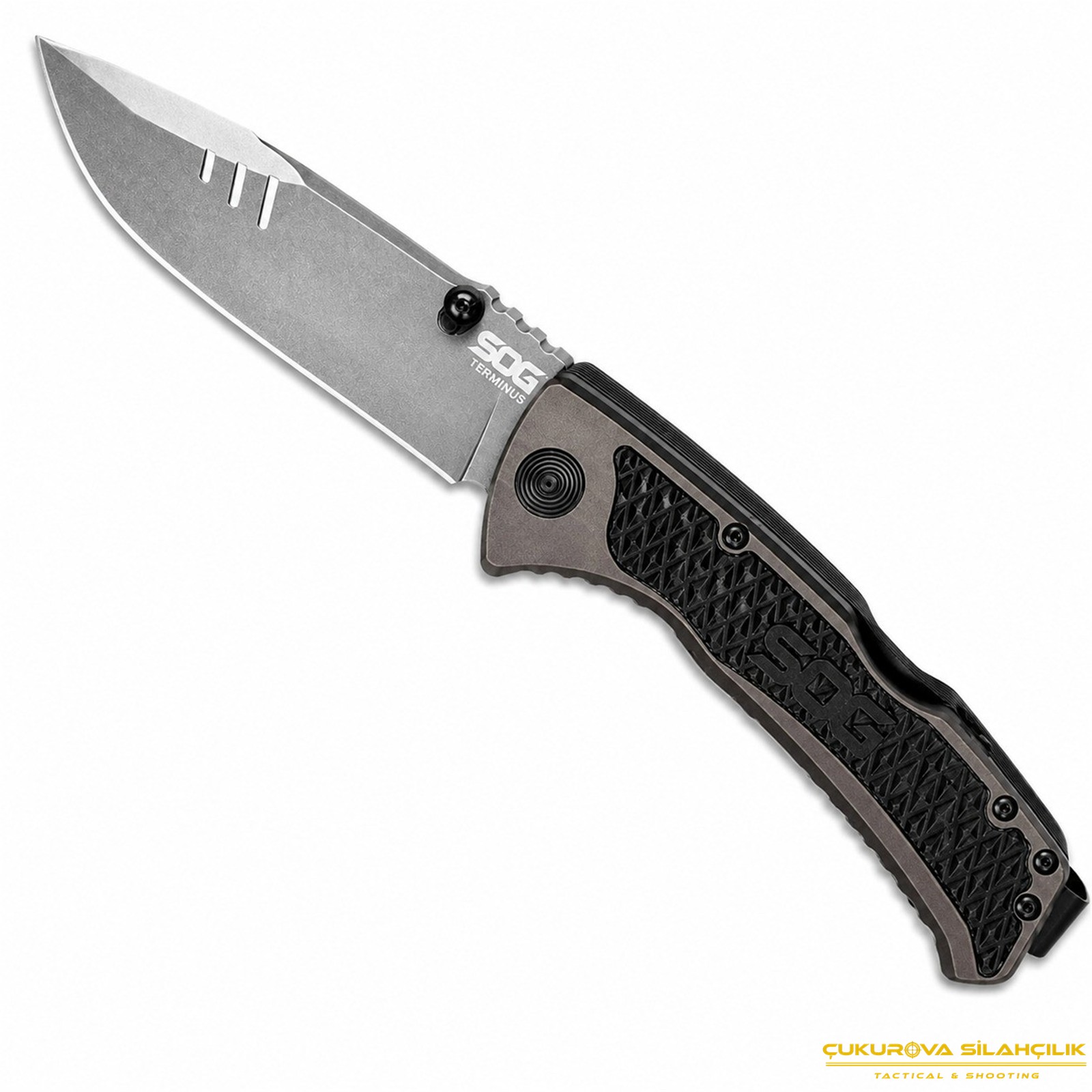 Sog Sideswipe Grey Tini Klipsli Bıçak