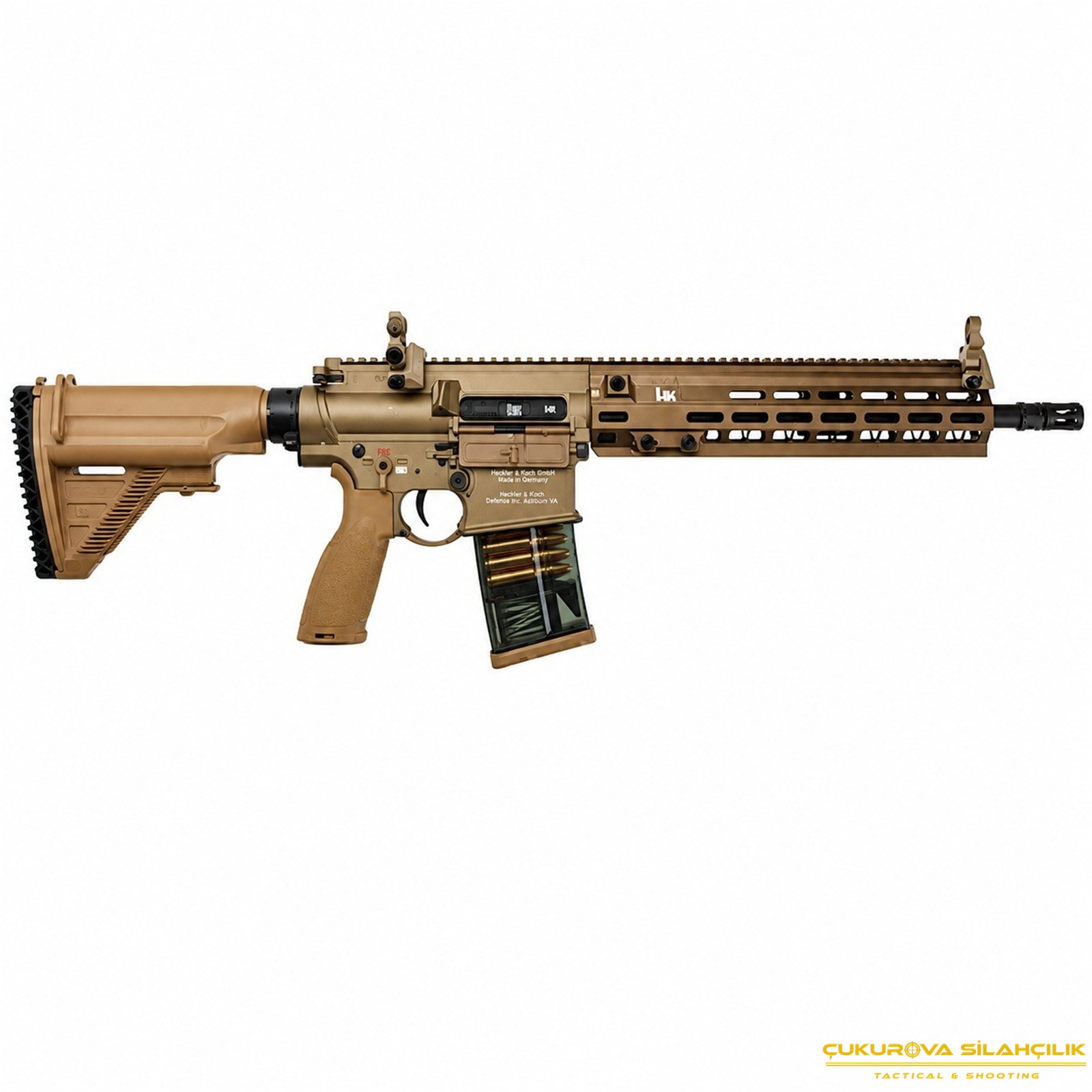 VFC UX HecklerKoch Lisanslı M110A1 SDMR Gate Tan AEG Airsoft Tüfek
