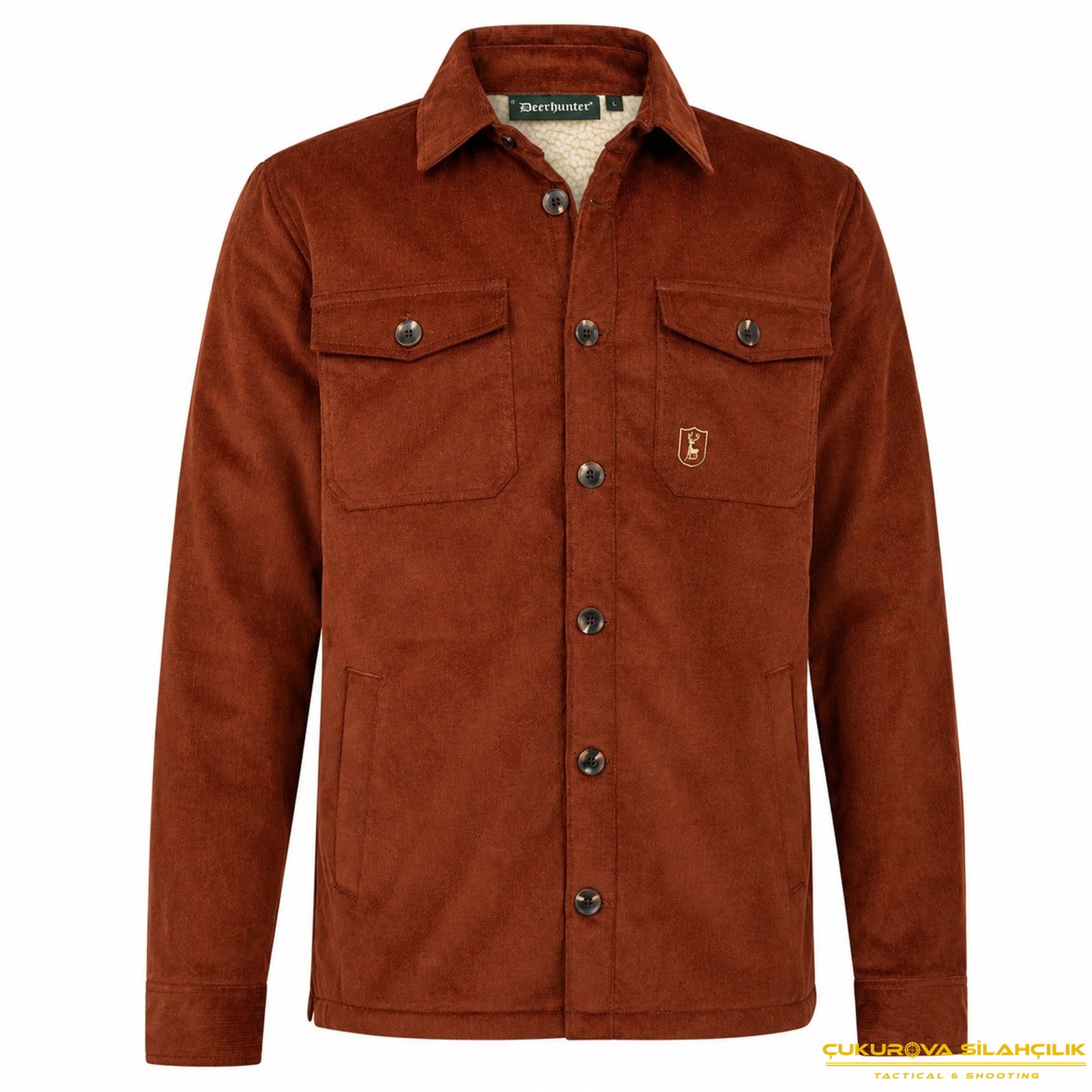 Deerhunter Fitilli Kadife Ceket Bordo