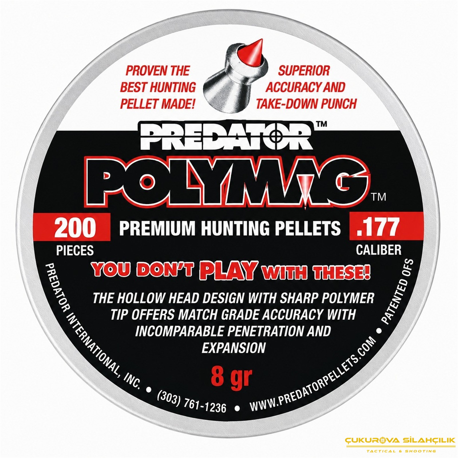 JSB Polymag Havalı Saçma 4.5 Mm. 200 Adet