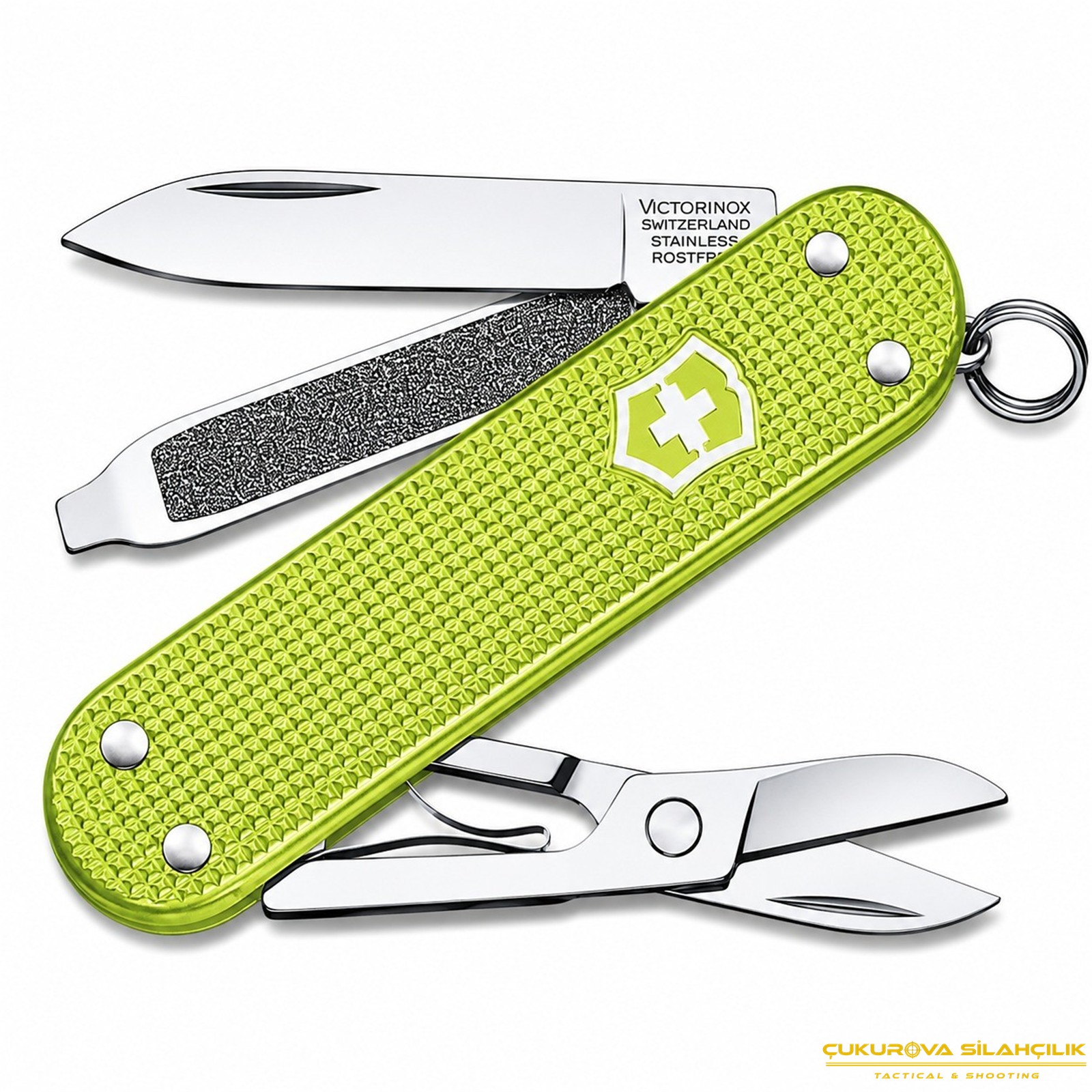 Victorinox 0.6221.241G Lime Twist Classic Alox Çakı