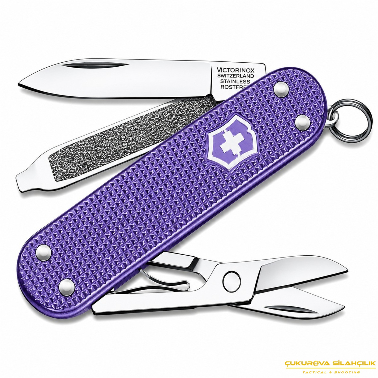 Victorinox 0.6221.223G Electric Lavender Classic Alox Çakı