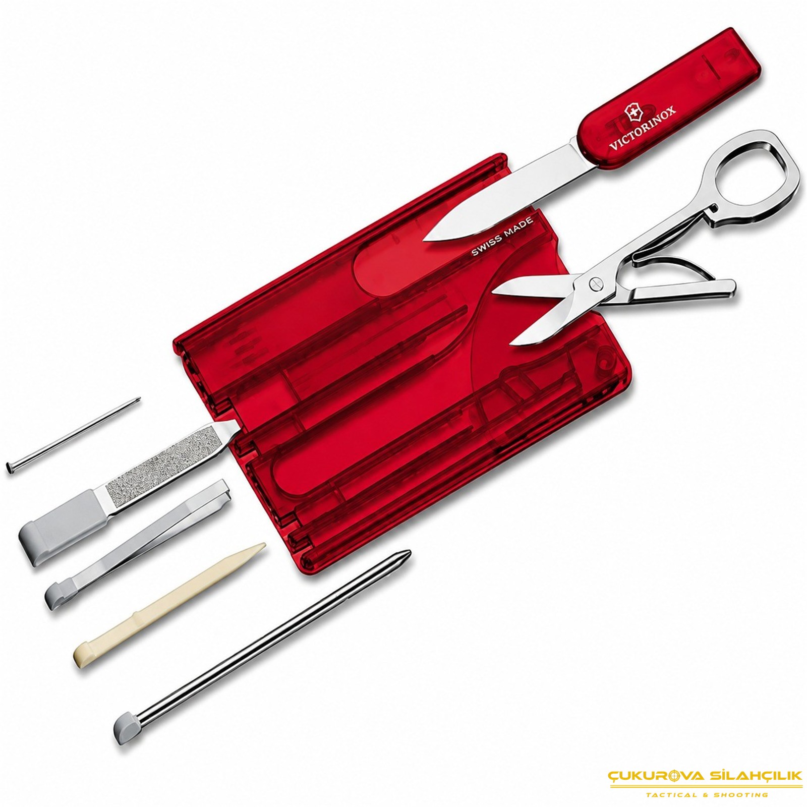 Victorinox 0.7100.T SwissCard Classic Ruby
