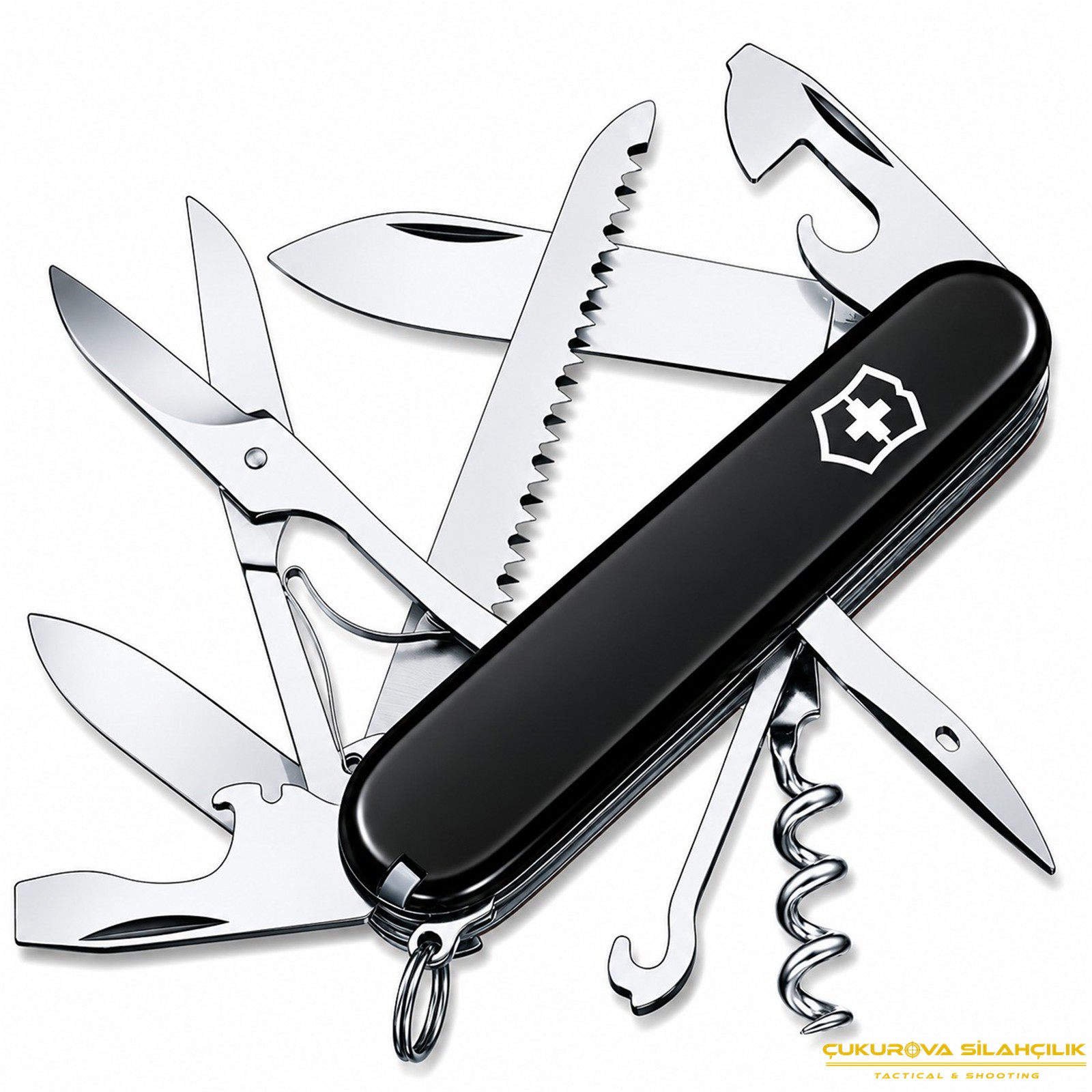 Victorinox 1.3713.3 Huntsman Çakı Siyah