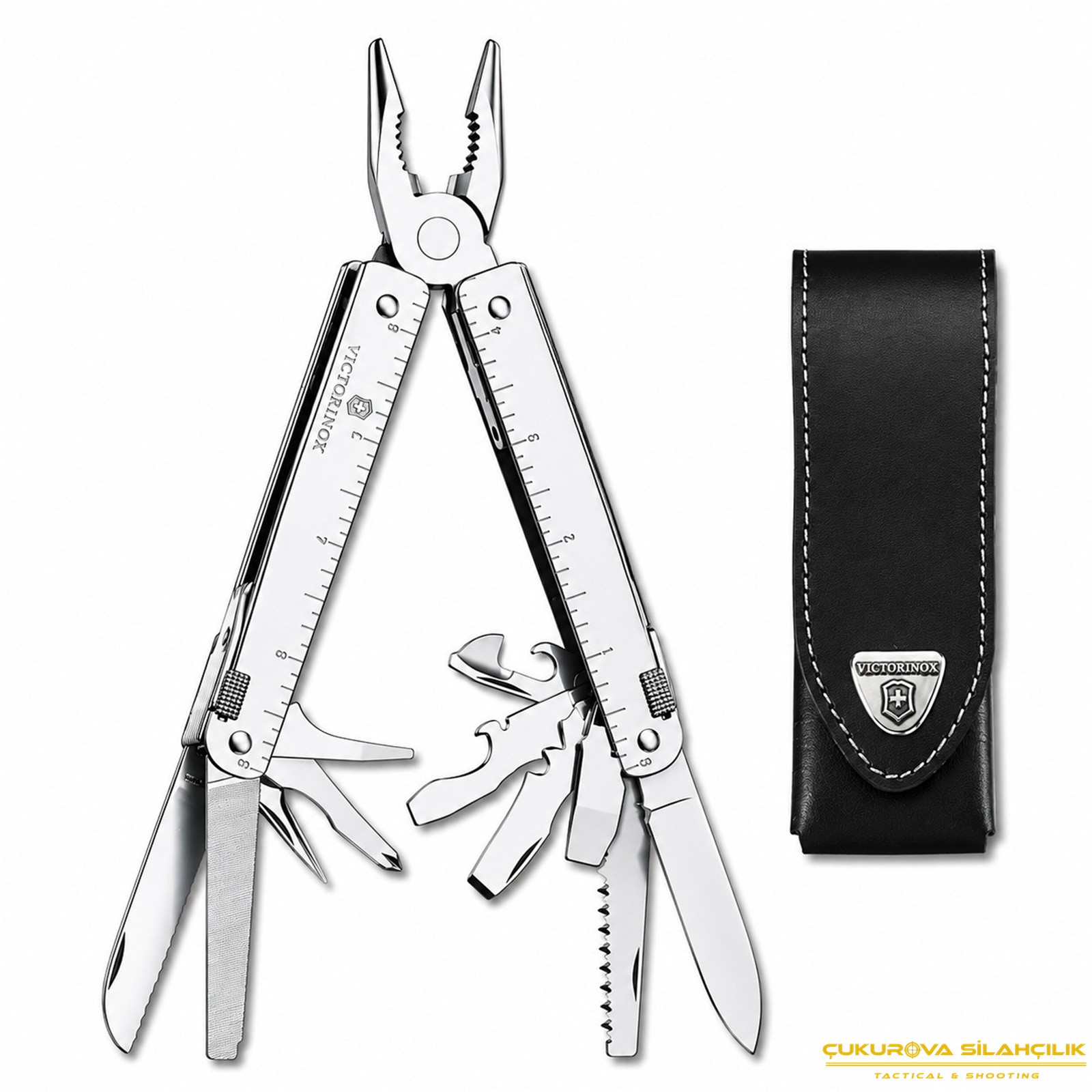 Victorinox 3.0323.L SwissTool Deri Kılıflı Çakı