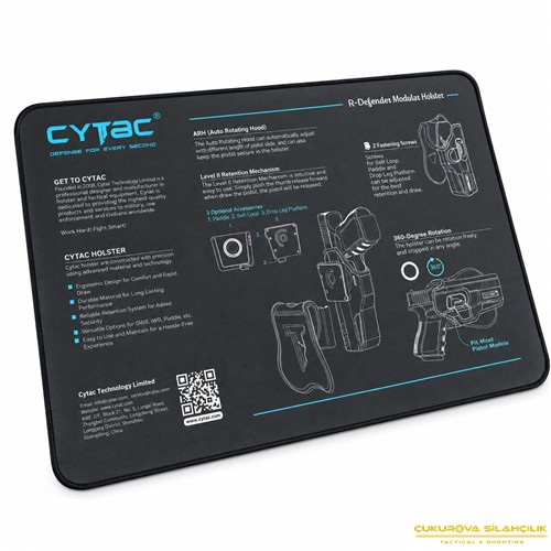 Cytac Silah Temizleme Matı 43 x 30 Cm