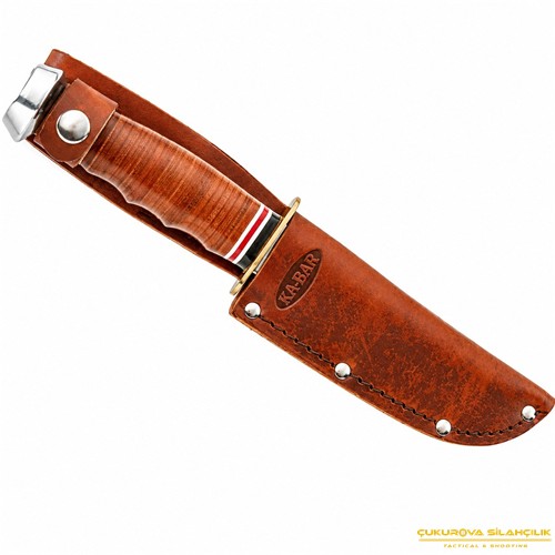 Ka-Bar Skinner Deri Kabza Av Bıçağı 21 Cm