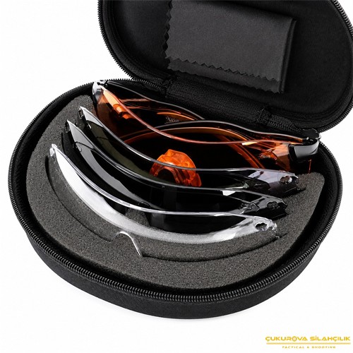 Venture Gear Dropzone Balistik Antifog 4 Camlı Atış Gözlüğü Seti / MIL-PRF-32432 / Z87.1-2020+