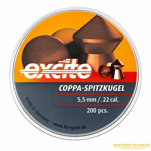 H&N Excite Coppa Spitz Havalı Saçma 5.5 Mm. 200 Adet