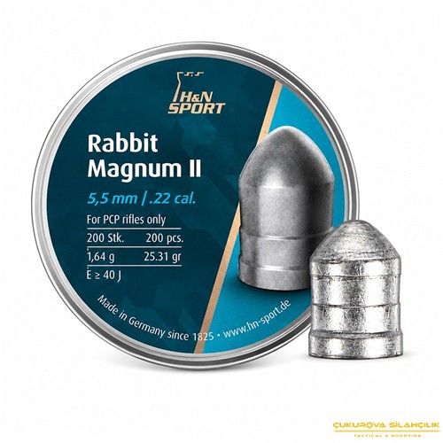 H&N Rabbit Magnum II Havalı Saçma 5.5 Mm. 200 Adet