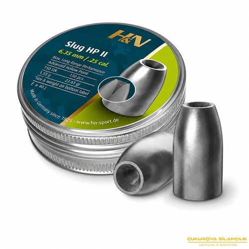 H&N Slug HP II Havalı Saçma 6.35 Mm. 28 Gr 120 Adet