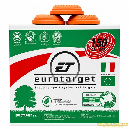 Eurotarget Sagittario Trap / Skeet Atış Plağı 150 Adet