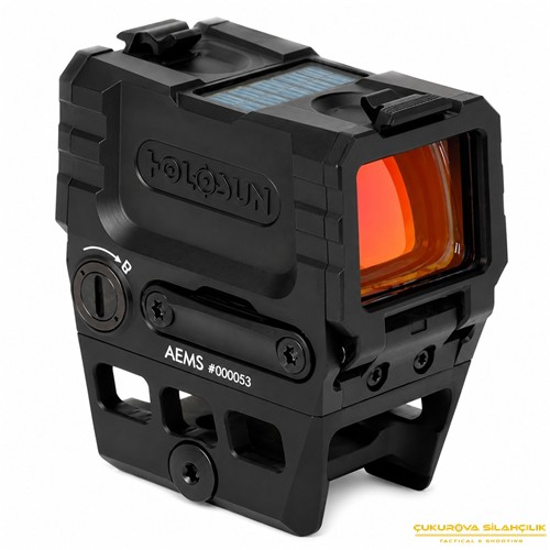Holosun AEMS Enclosed Solar Multi-Reticle Green Dot 2 MOA & 65 MOA Circle