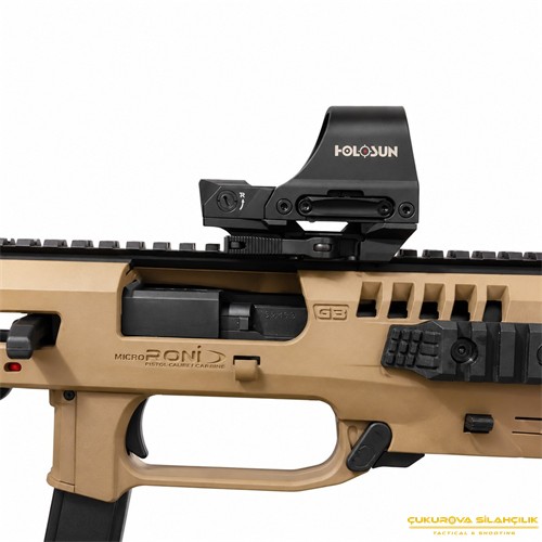 Holosun HS510C Solar Multi-Reticle Open Reflex Sight 2 MOA & 65 MOA Circle