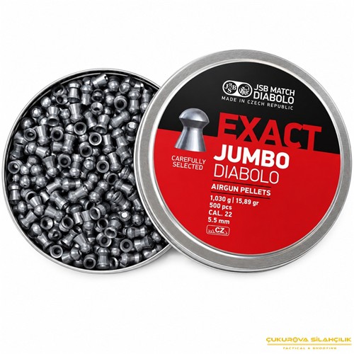 JSB Exact Jumbo Diabolo Havalı Saçma 5.52 Mm. 500 Adet