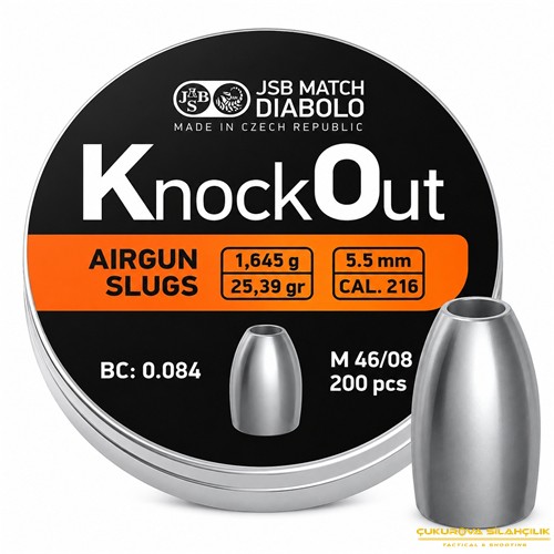 JSB Knock Out Diabolo Havalı Saçma 5.5 Mm 200 Adet