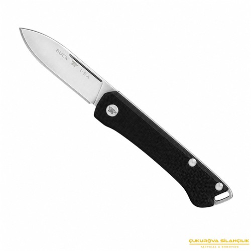 Buck 250 Saunter Geniş Ağız Bıçak Siyah