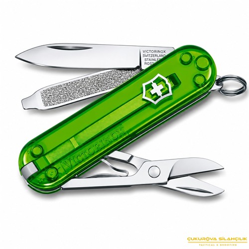 Victorinox 0.6223.T41G Green Tea Classic Çakı