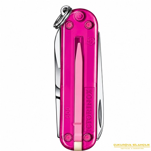 Victorinox 0.6223.T5G Classic Şeffaf Pembe Çakı