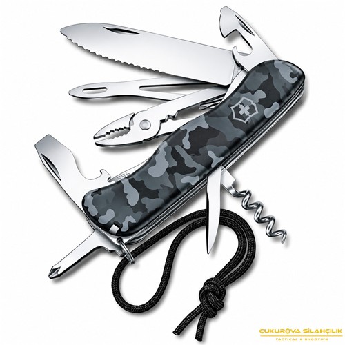 Victorinox 0.8593.W942 Skipper Lacivert Kamuflaj Çakı