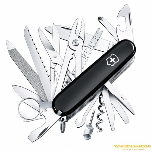 Victorinox 1.6795.3 Swiss Champ 33 Çakı Siyah