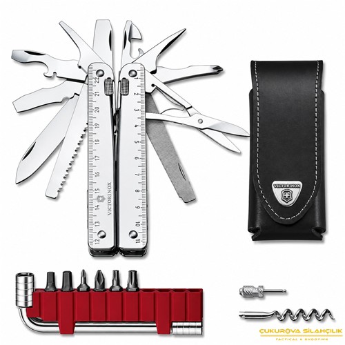 Victorinox 3.0338.L SwissTool X Plus Deri Kılıflı