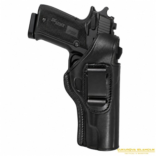 CS Maşalı Belt Sig Sauer P226 Tabanca Kılıfı Siyah