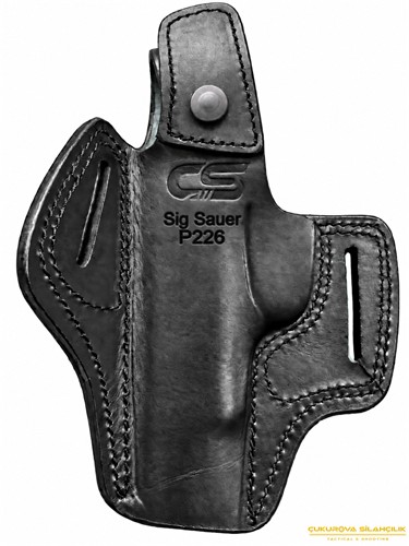 CS Desenli Kelebek Sig Sauer P226 Tabanca Kılıfı Siyah