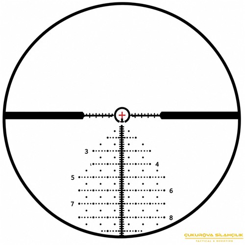 Meopta MeoPro R6 30 Mm. 4.5 - 27 x 50 Mm. FFP RD MIL MRAD 1 Riflescope 1080218